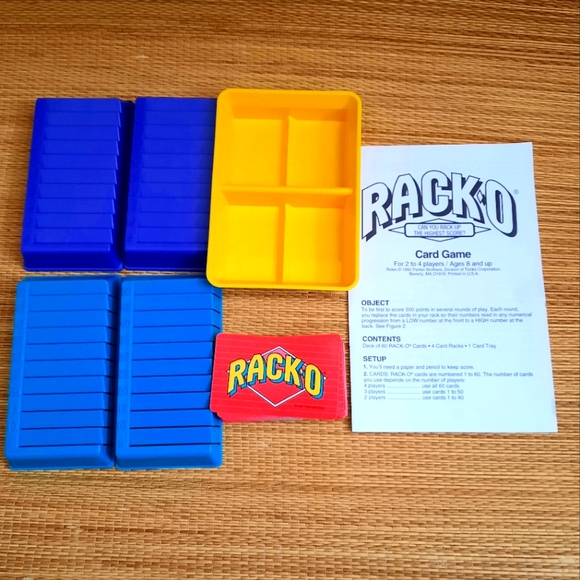 Racko- Can You Rack Up The Highest Score? Game Parker Bros. Complete- 1992 - Picture 7 of 8